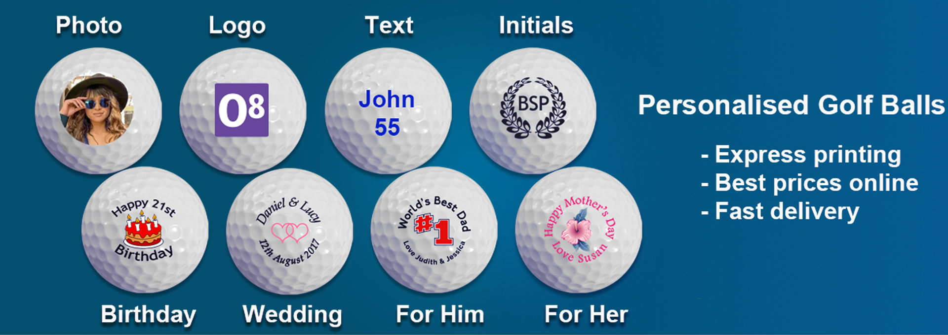 Bestforballs -  personalized golf balls